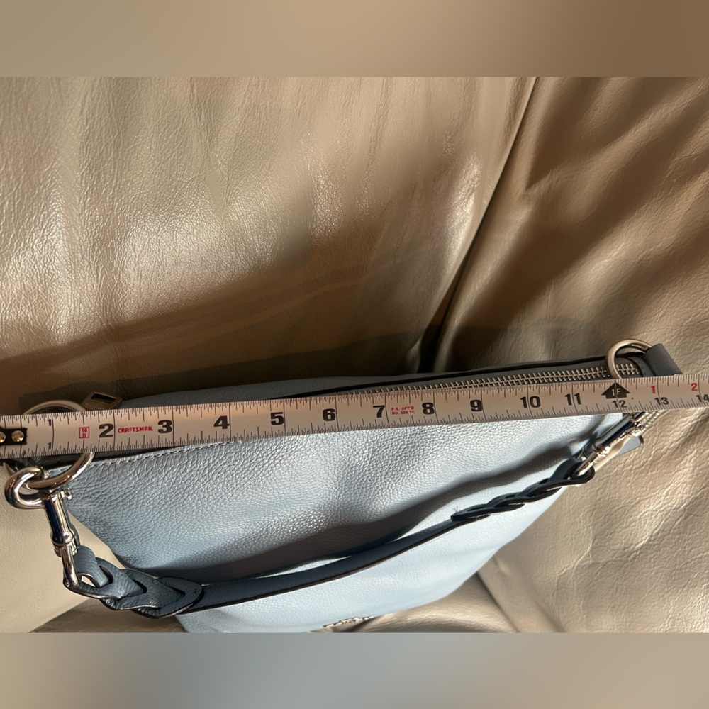 Coach WOMENS ABBY DUFFLE SHOULDER BAG PALE BLUE - Picture 8 of 15